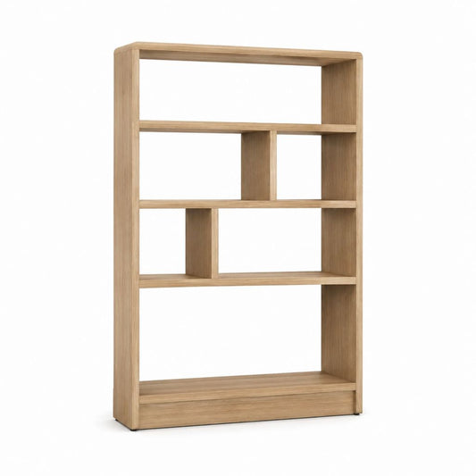 Libreria a giorno rovere in truciolare nobilitato 80 x 30 x 180 cm